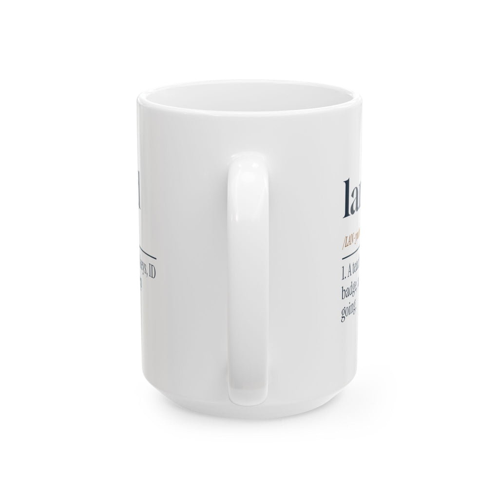 Funny Teacher Lanyard Coffee Mug Holds It All Together For Teachers