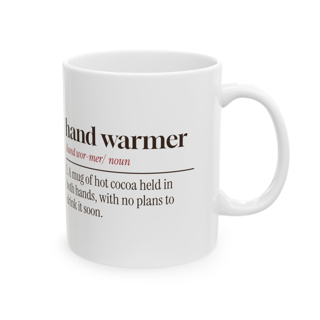 Hot Cocoa Coffee Mug Hand Warmer Dictionary Definition For Winter