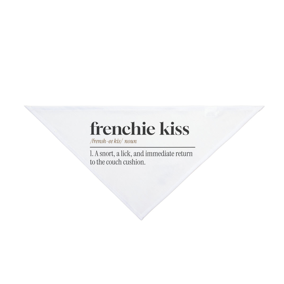 Funny French Bulldog Kiss Dictionary Dog Bandana For Dog Lovers