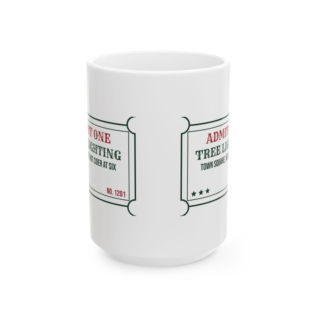 Cozy Christmas Coffee Mug Tree Lighting Hot Cider At Six Ticket