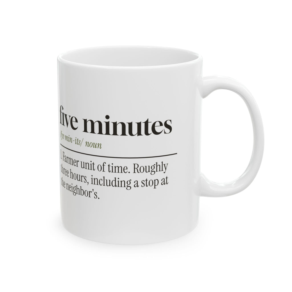 Funny Farmer Dad Mug Farmer Five Minutes Definition For Farmers