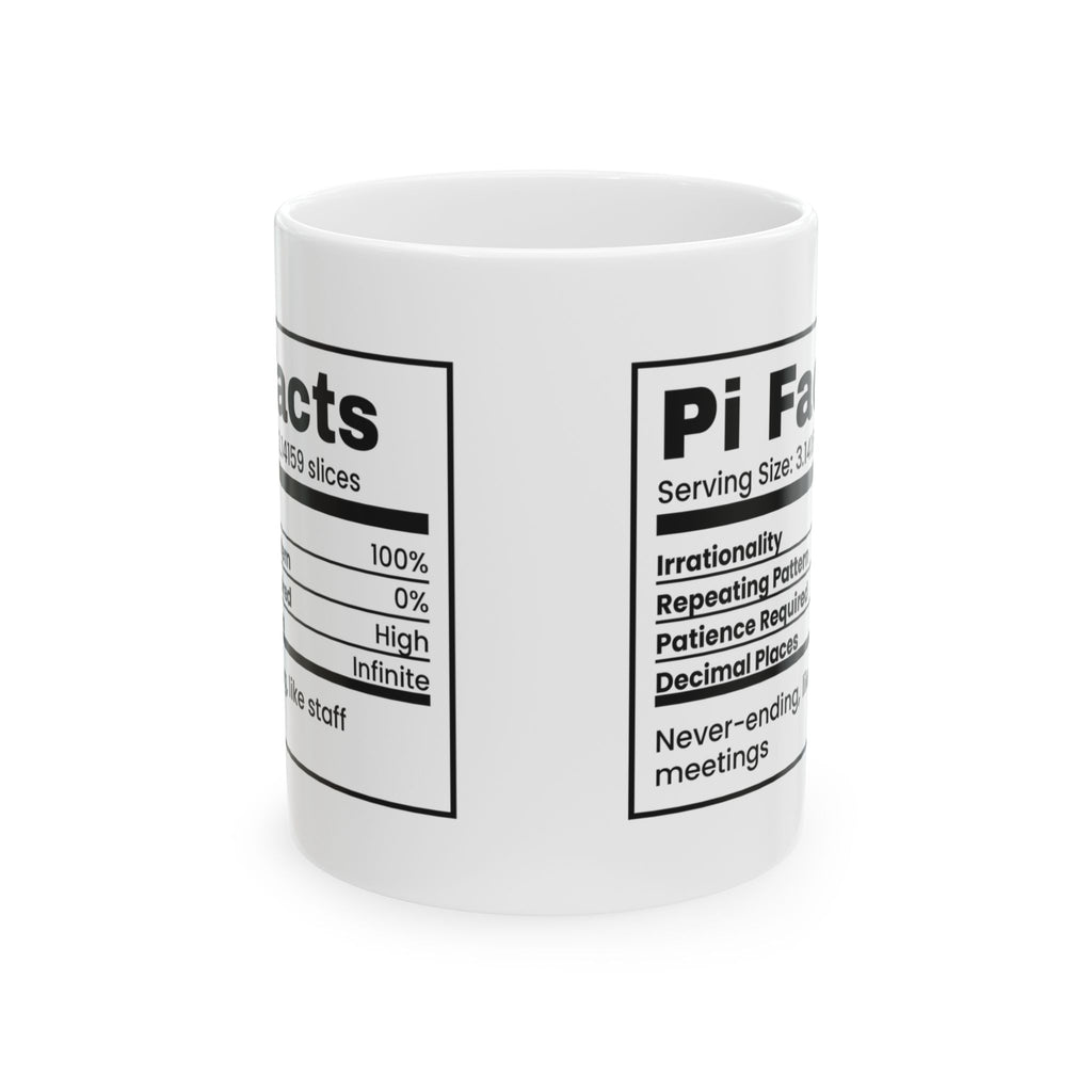Math Lover Coffee Mug Pi Facts Infinite Decimal