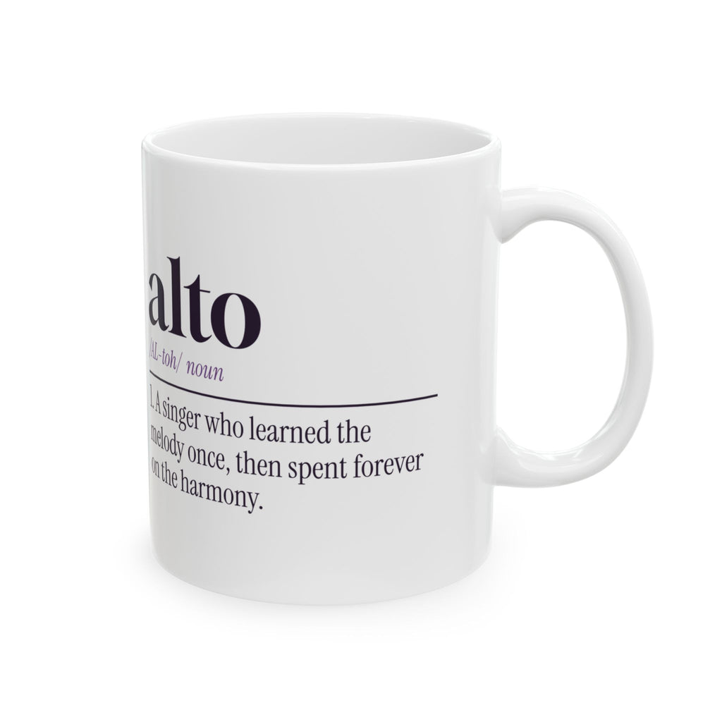 Funny Choir Coffee Mug Alto Dictionary Definition For Singers