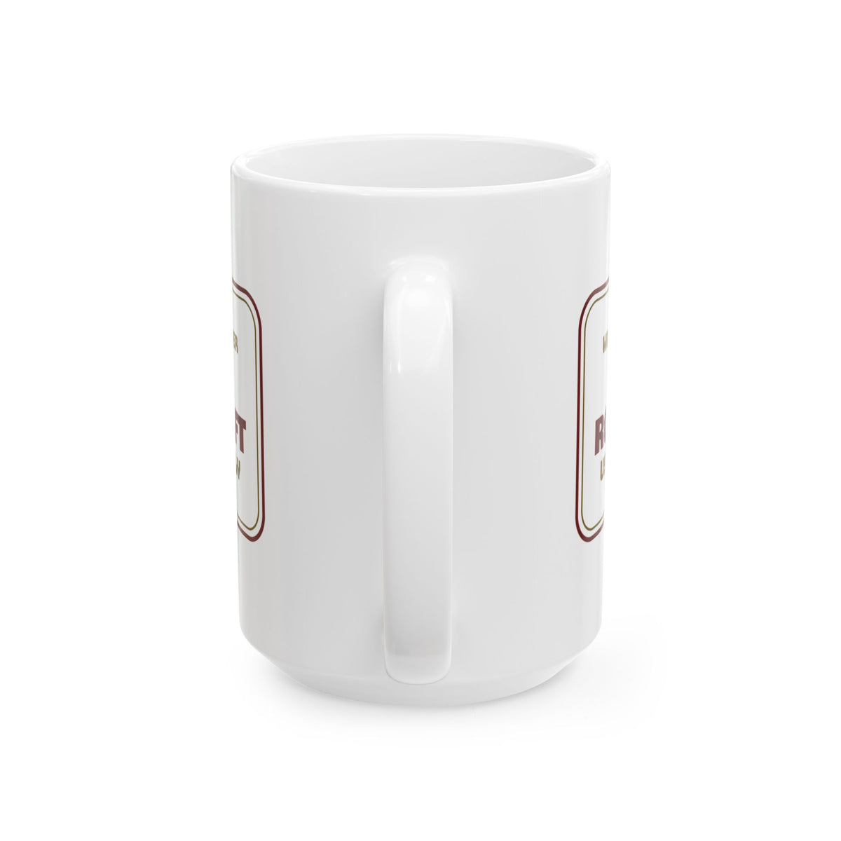 Funny Christmas Wrapping Coffee Mug One Roll Left Use It Wisely