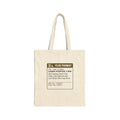 Funny Christmas Cat Tote Bag Laser Pointer Prescription Label