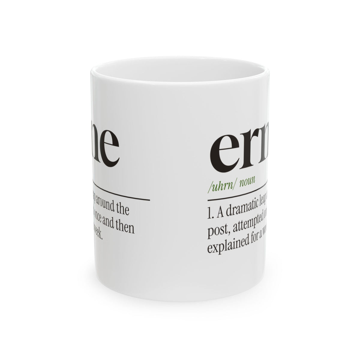 Pickleball Coffee Mug Erne Definition For Pickleball Lovers