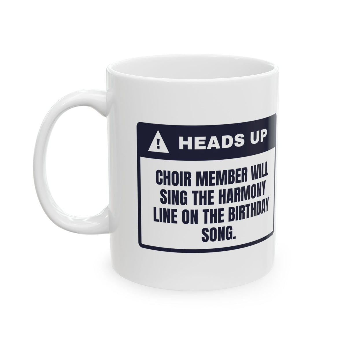 Funny Choir Coffee Mug Sings Harmony On Happy Birthday For Singers