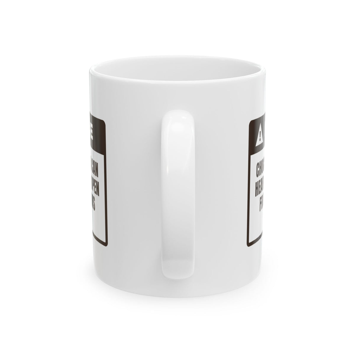 Funny Chocolate Lover Coffee Mug Hears A Wrapper Two Rooms Away