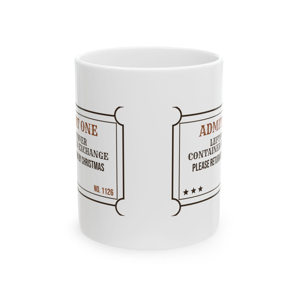 Funny Thanksgiving Host Coffee Mug Leftover Container Exchange