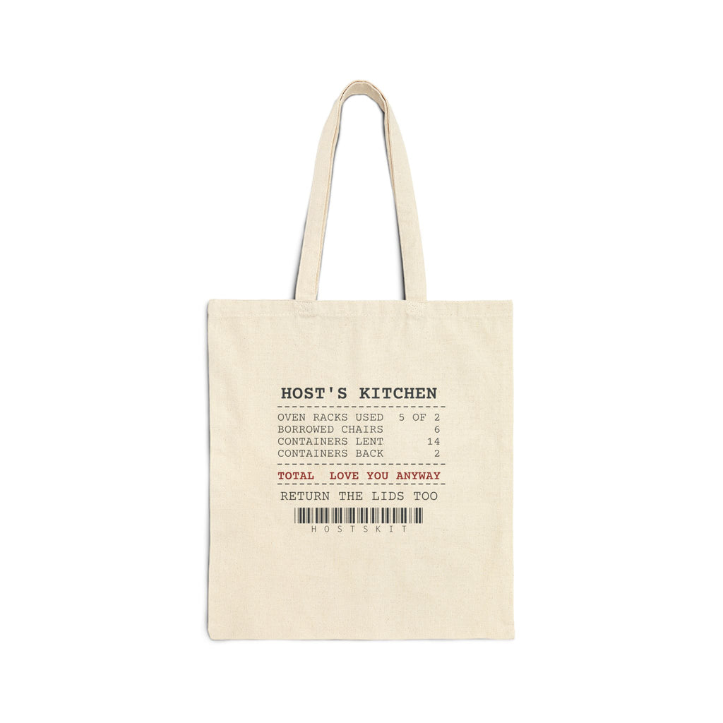 Funny Christmas Host Tote Bag Containers Lent Receipt For Hosts