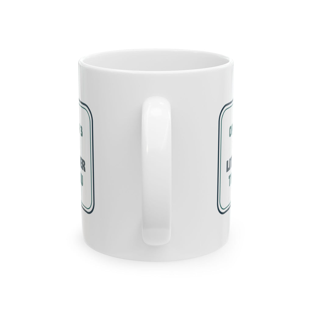 Funny Dental Hygienist Coffee Mug Open A Little Wider Sign