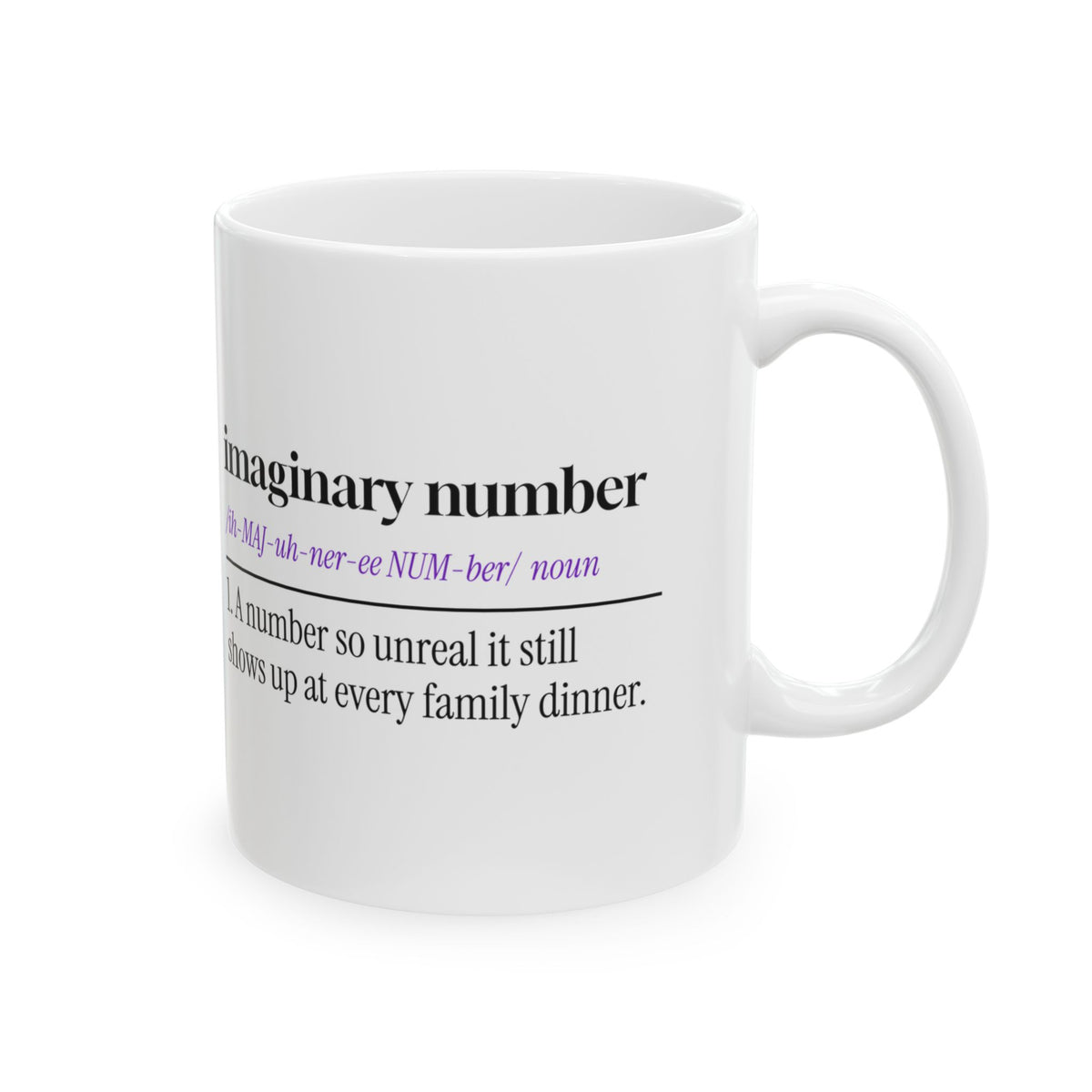 Math Lover Coffee Mug Imaginary Number Still Shows Up