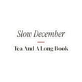 Cozy Christmas Sticker Slow December Tea And A Long Book
