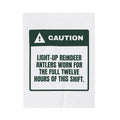 Funny Christmas Nurse Throw Blanket Light-Up Antlers Twelve Hour Shift