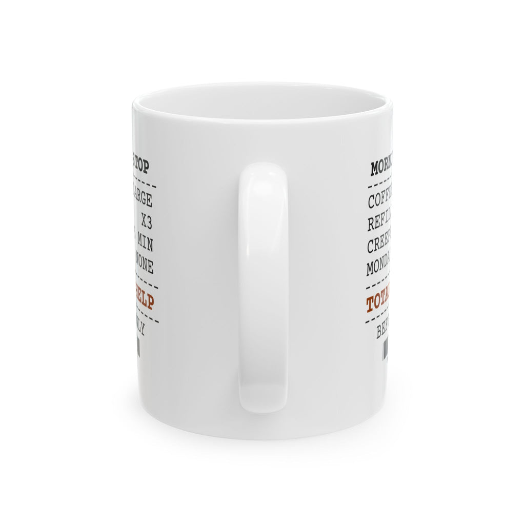 Send Help Morning Fuel Stop Coffee Mug For Mechanics