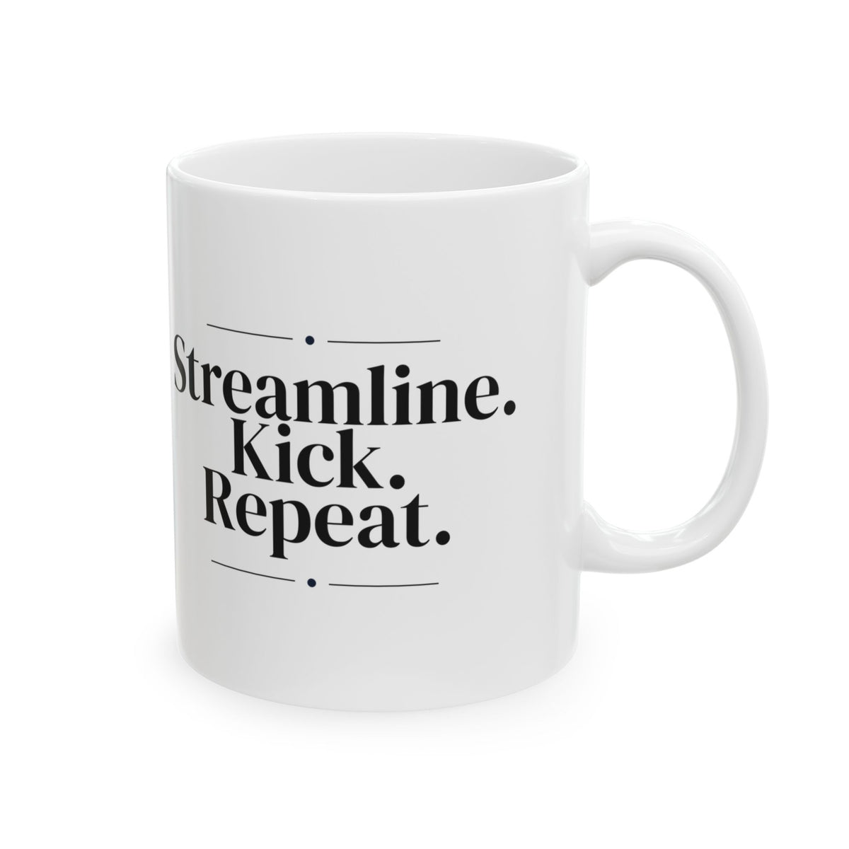 Swim Team Coffee Mug Streamline Kick Repeat For
