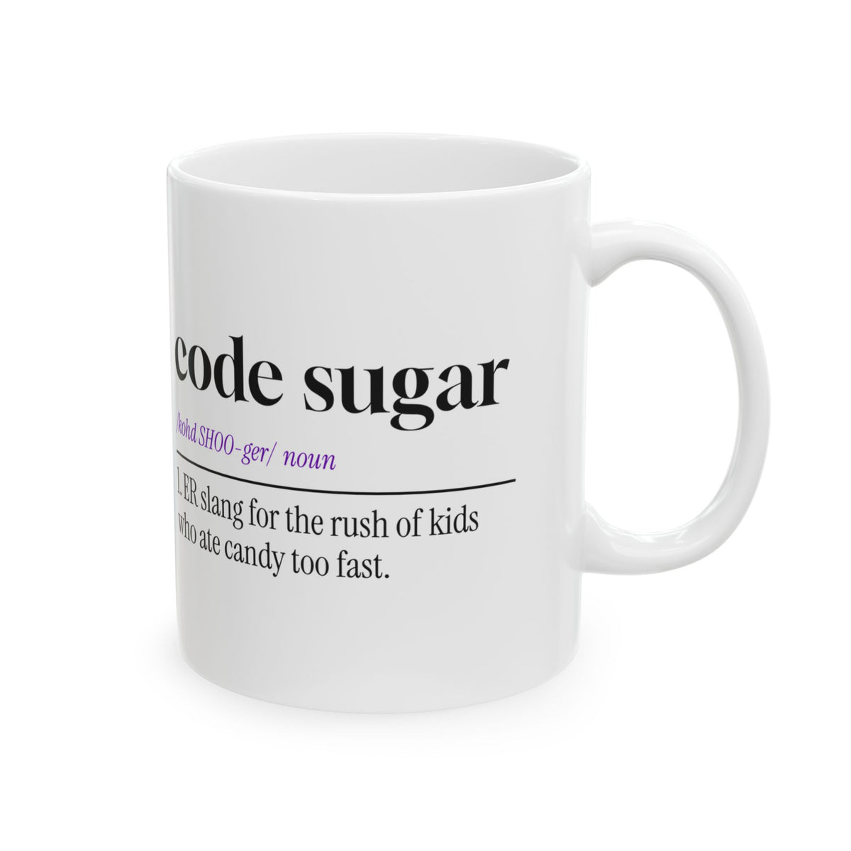 Funny Nurse Coffee Mug Code Sugar Dictionary Design For Nurses