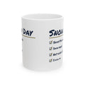 Hot Cocoa Coffee Mug Wet Socks Off Cocoa On Snow Day Checklist