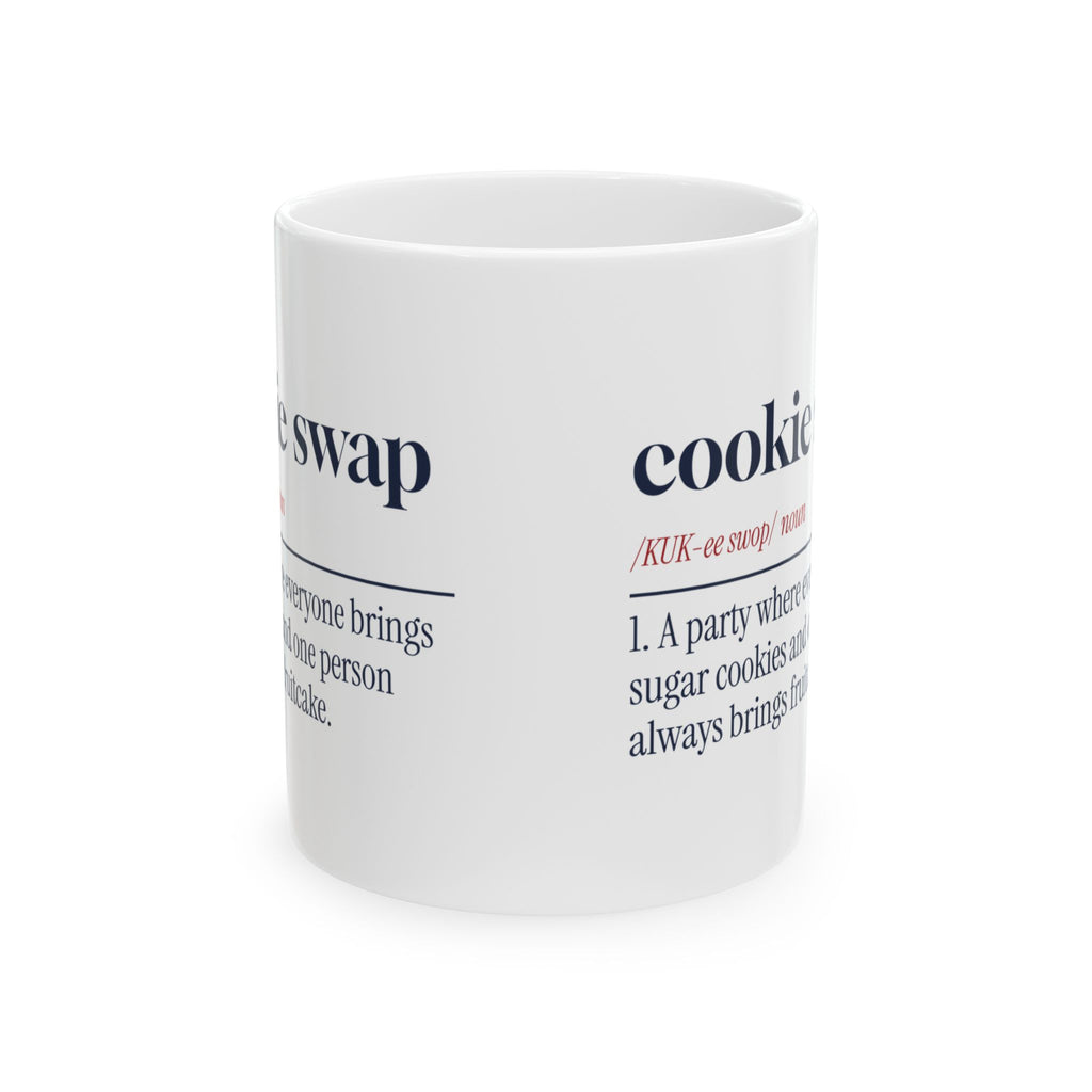 Funny Christmas Baking Coffee Mug Cookie Swap Definition For Bakers