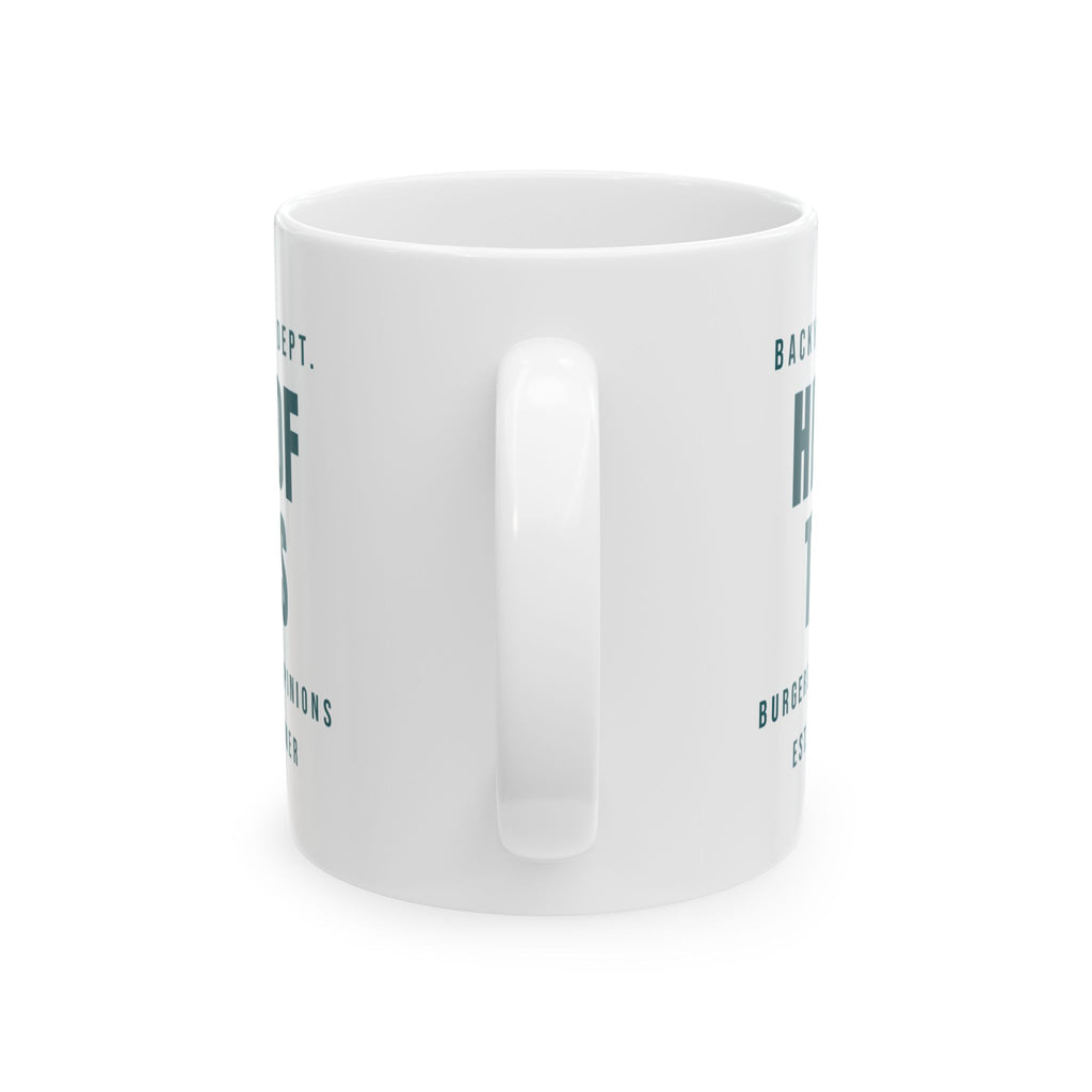 Funny Grill Dad Coffee Mug Head Of Tongs Backyard BBQ