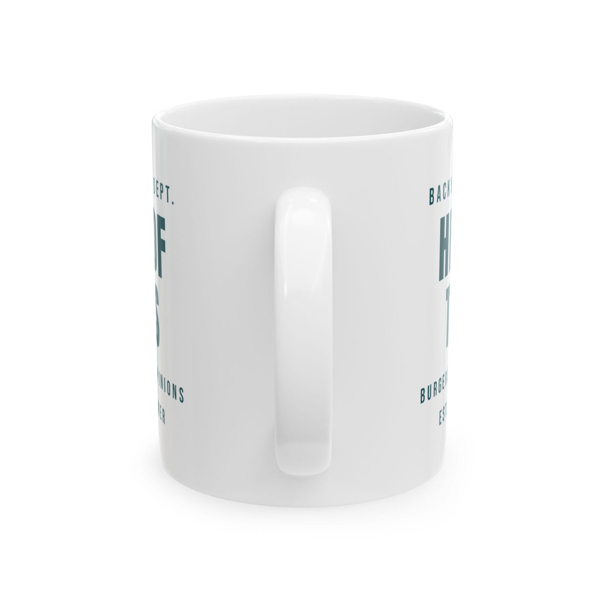 Funny Grill Dad Coffee Mug Head Of Tongs Backyard BBQ