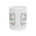 Newlywed Christmas Coffee Mug First Married Christmas Ticket