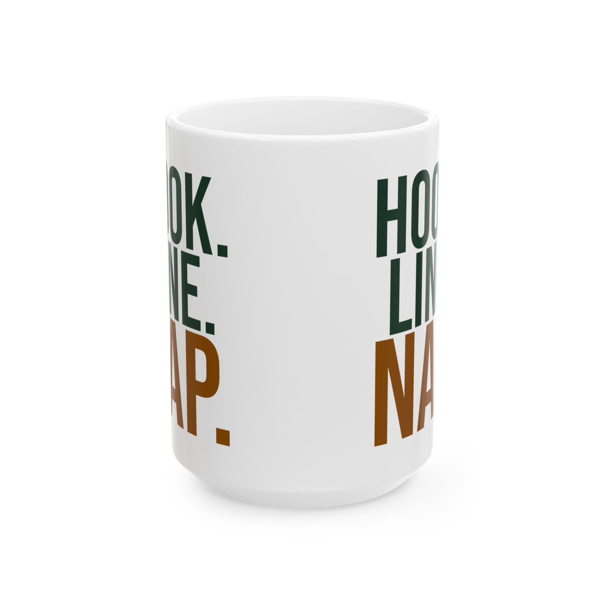 Funny Fishing Mug Hook Line Nap Coffee Cup