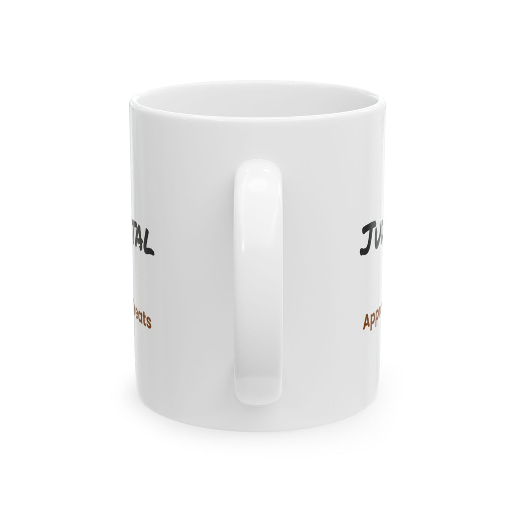Funny Cat Valentine Coffee Mug Judgmental Cat Sign For Cat Lovers