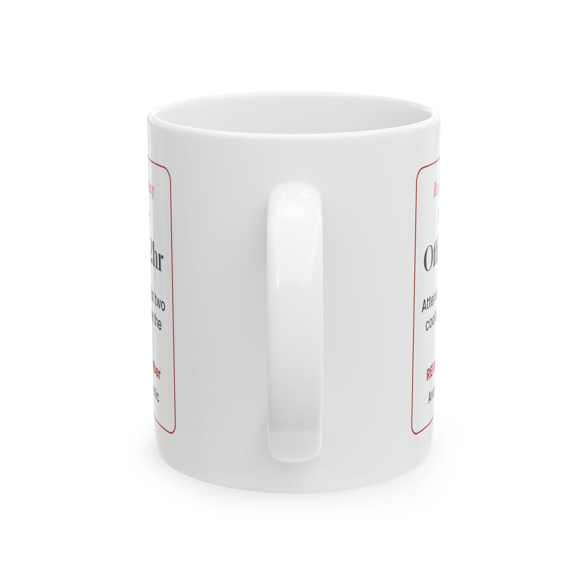 Funny Office Christmas Coffee Mug Office Party 2hr Prescription Coworker