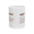 Funny Ugly Christmas Sweater Coffee Mug Dictionary Definition