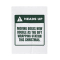 Funny New Home Christmas Throw Blanket Moving Boxes Doubled As Wrapping