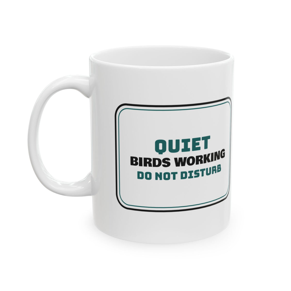 Birdwatching Coffee Mug Quiet Birds Working