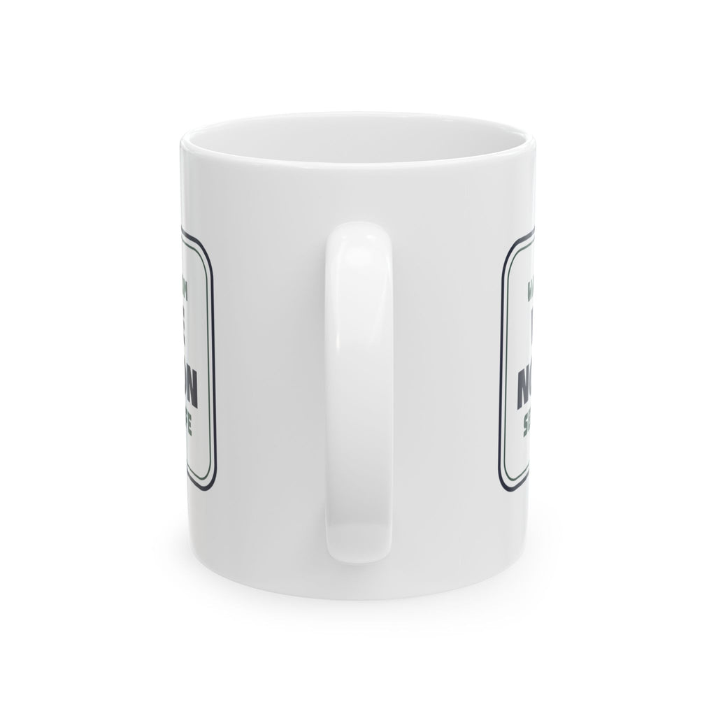 Therapist Coffee Mug White Noise On Secrets Safe Office Sign
