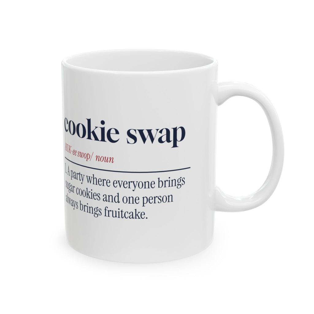 Funny Christmas Baking Coffee Mug Cookie Swap Definition For Bakers