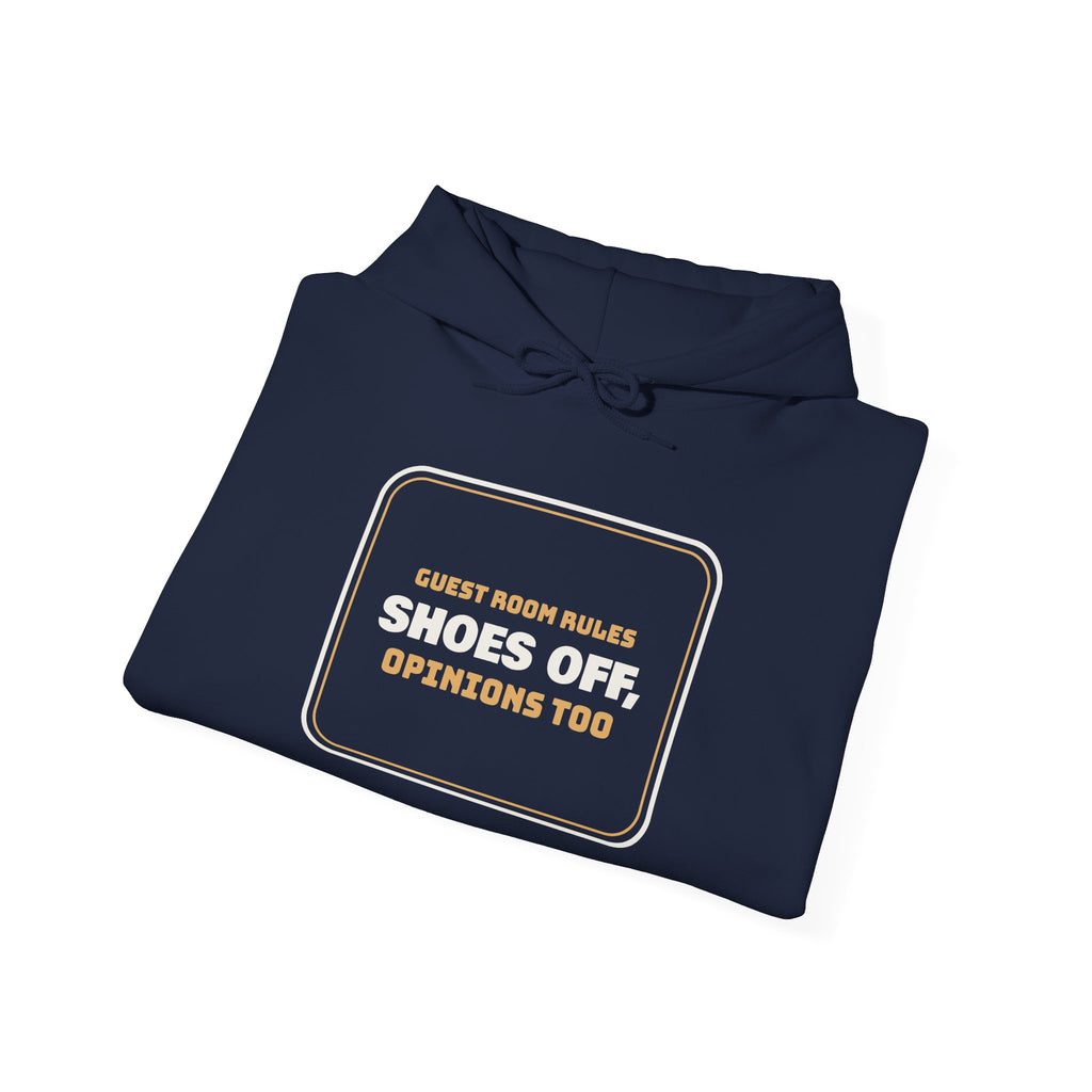 Funny Christmas In-Laws Hoodie Shoes Off Opinions Too