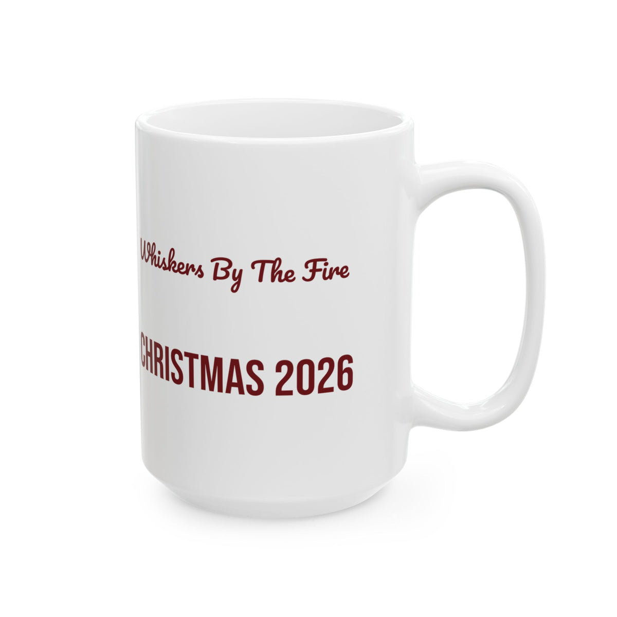 Christmas Coffee Mug Whiskers By The Fire Christmas 2026 For Cat Moms