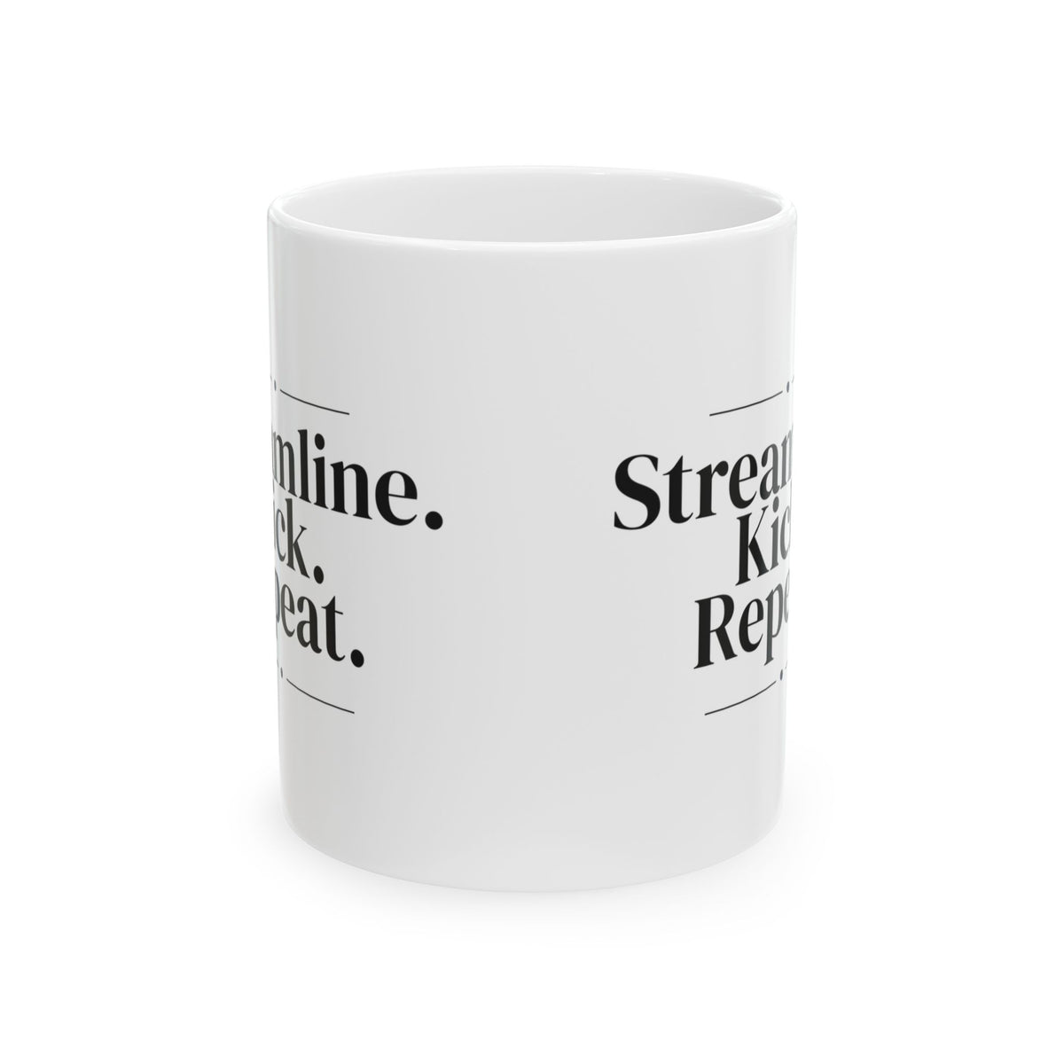 Swim Team Coffee Mug Streamline Kick Repeat For