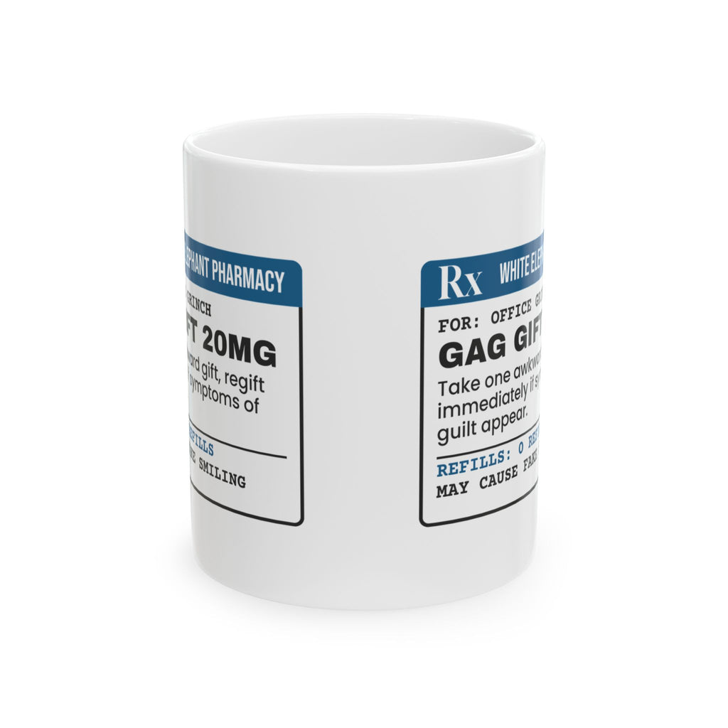 White Elephant Coffee Mug Take One Gag Gift Regift
