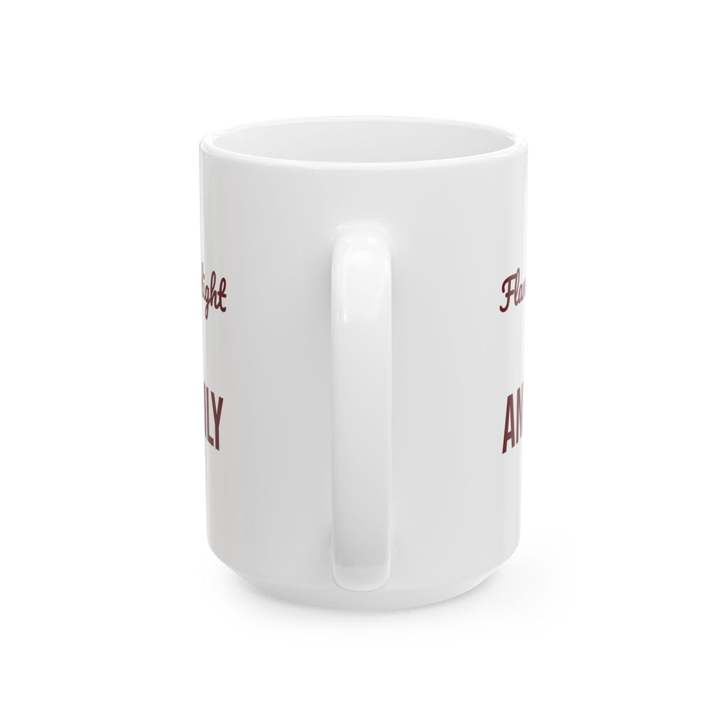 Cozy Christmas Coffee Mug Flannel Firelight And Family