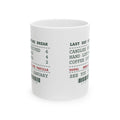 Funny Christmas Teacher Coffee Mug Six Candles Four Lotions Receipt