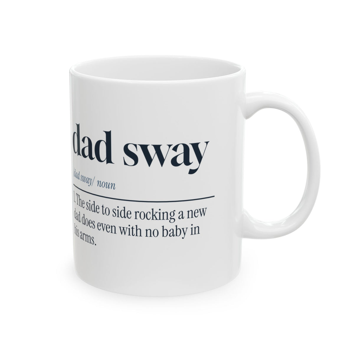Funny New Dad Coffee Mug Dad Sway Dictionary Definition