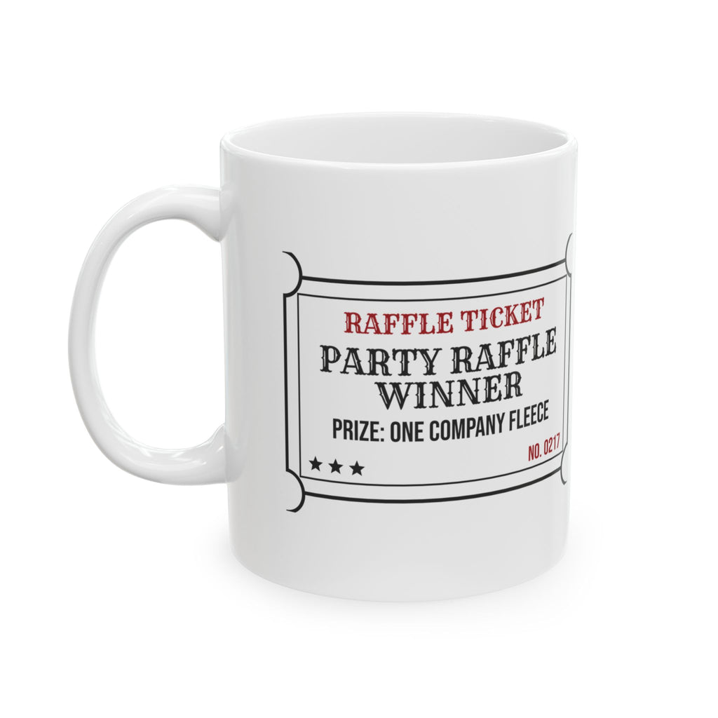 Funny Christmas Coworker Coffee Mug Party Raffle Winner Company Fleece