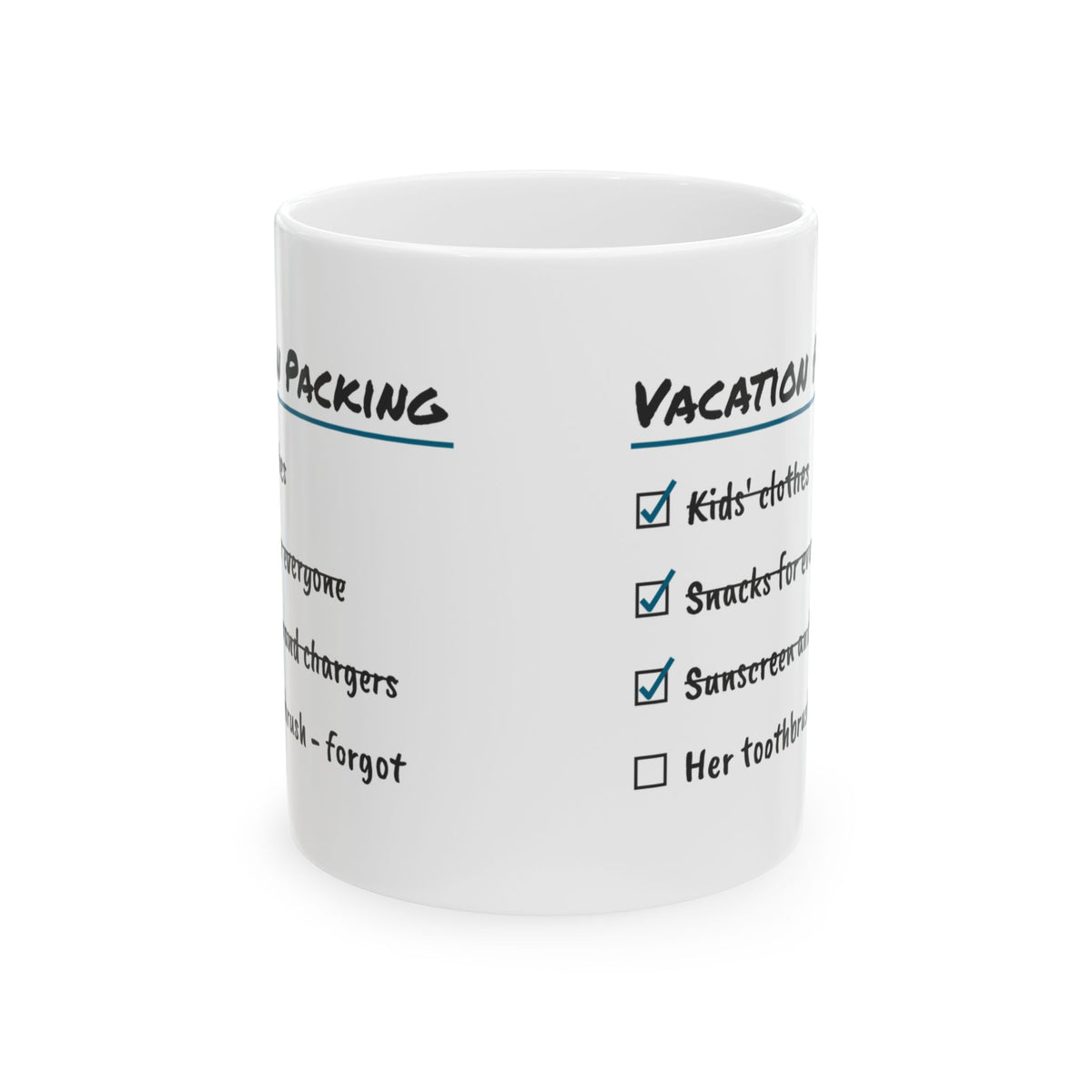 Vacation Packing Coffee Mug For Wife
