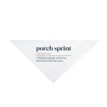 Funny Delivery Driver Dog Bandana Porch Sprint Definition For Drivers
