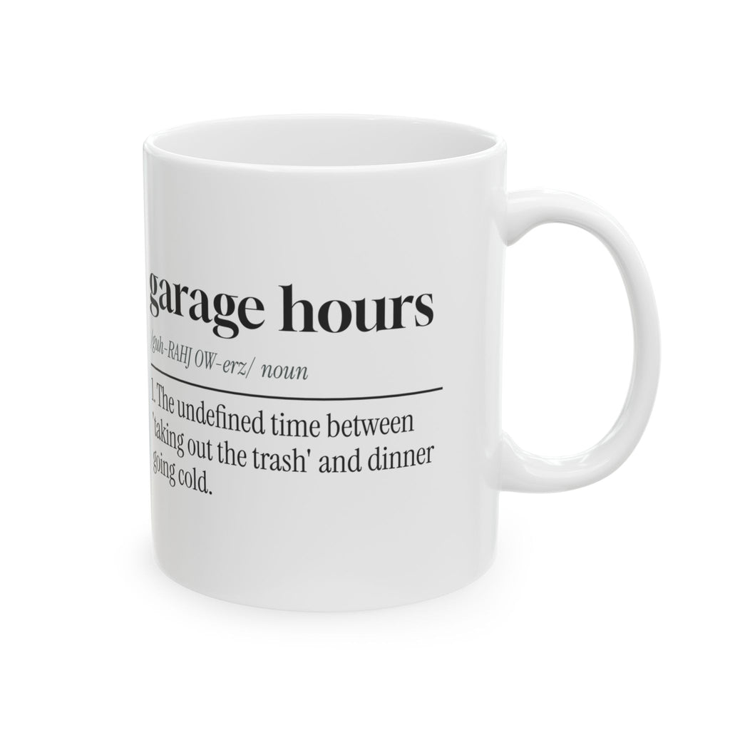 Garage Dad Dictionary Coffee Mug Garage Hours Definition For Dad