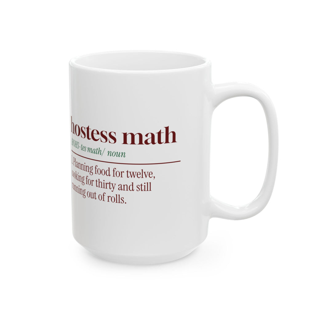 Funny Christmas Host Coffee Mug Hostess Math Dictionary Definition
