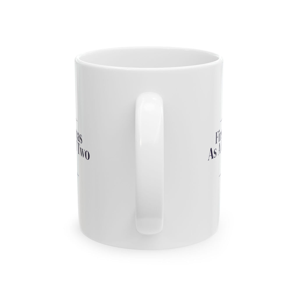 First Christmas Married Coffee Mug As A Family Of Two 2026 Newlyweds