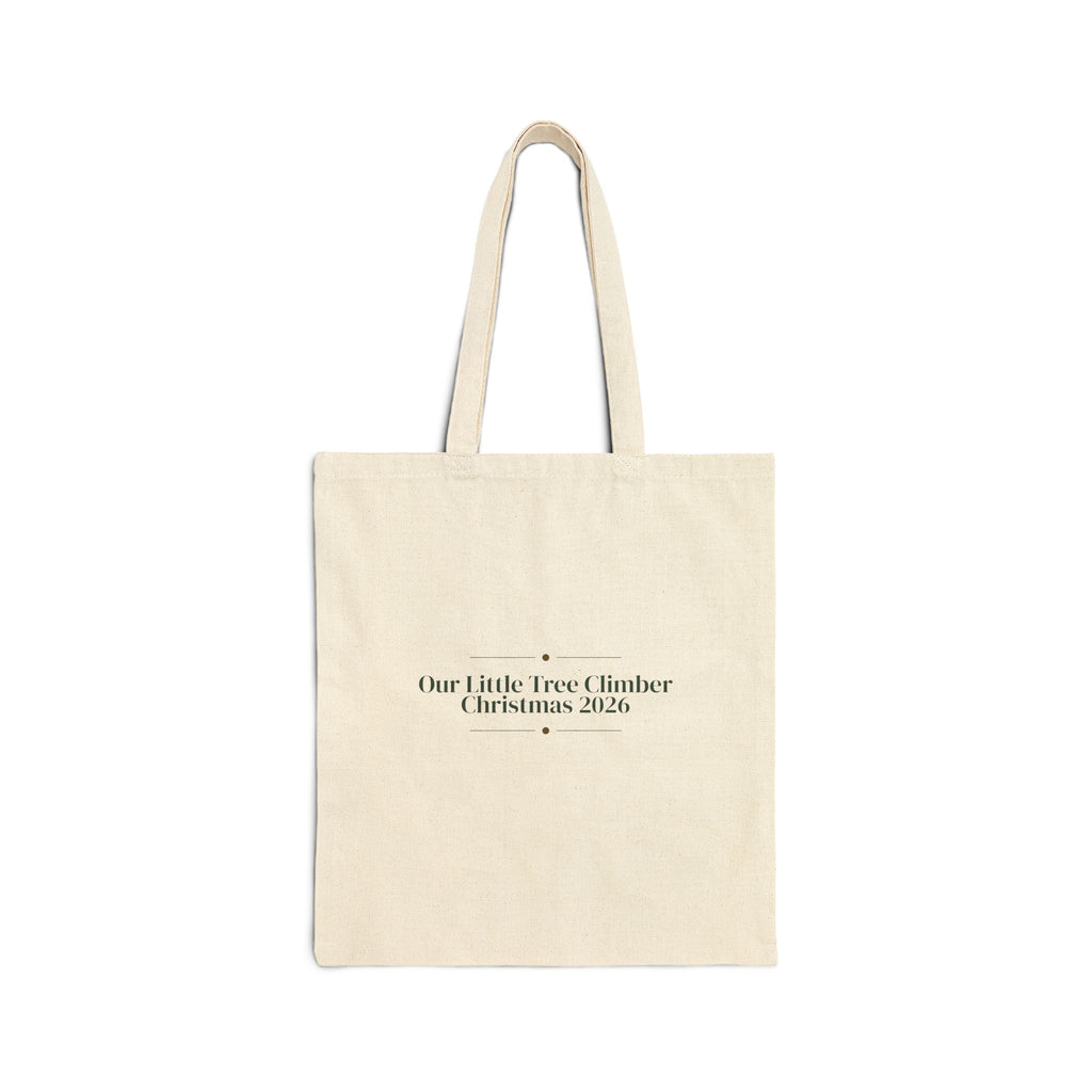 Christmas Cat Tote Bag Our Little Tree Climber Christmas 2026