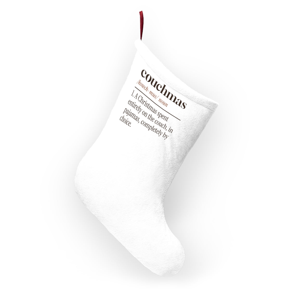 Funny Christmas Introvert Christmas Stocking Couchmas Definition