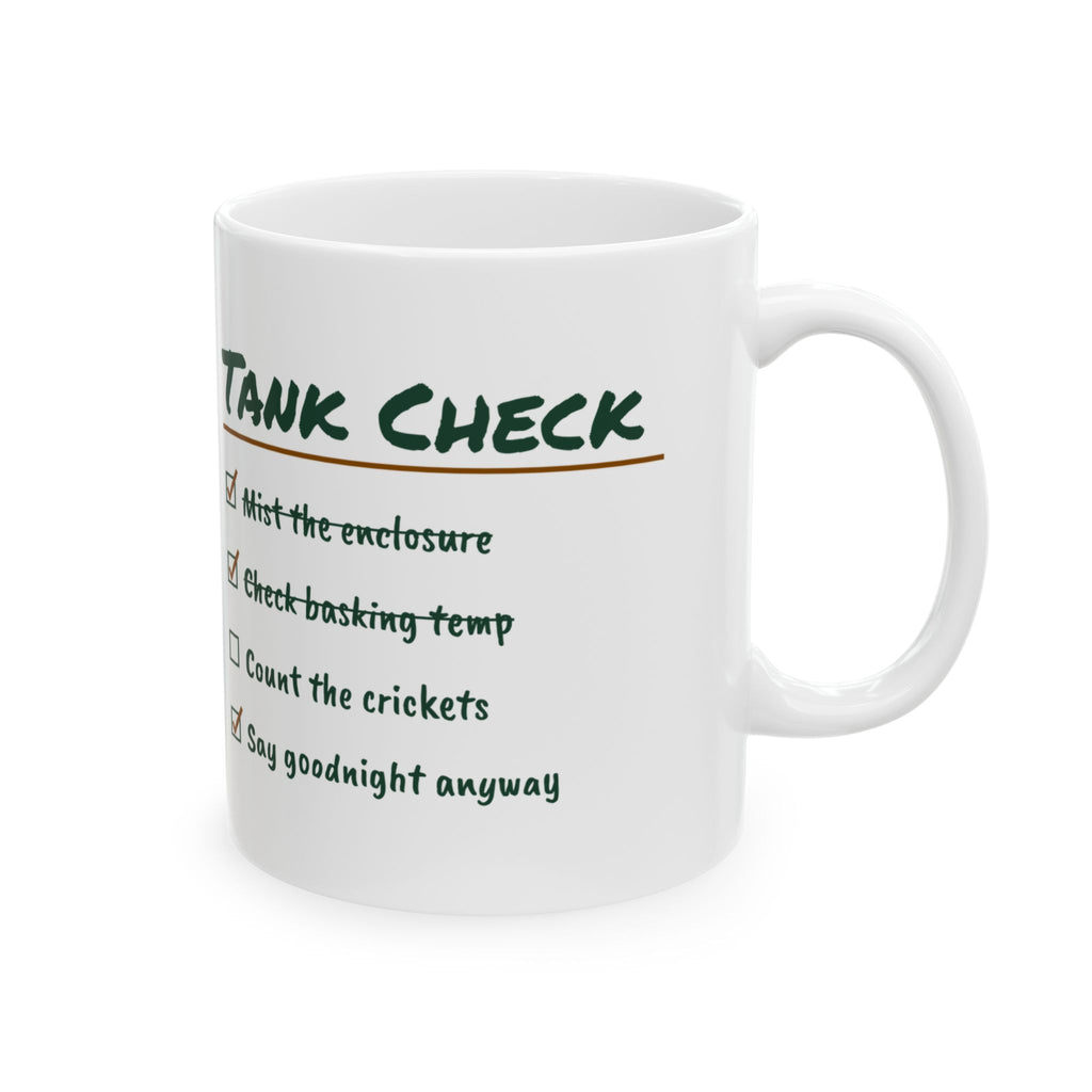 Reptile Owner Coffee Mug Nightly Tank Check